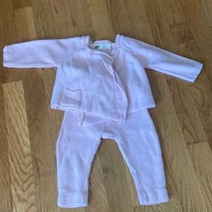 Monica + Andy sweater set 3-6 months organic